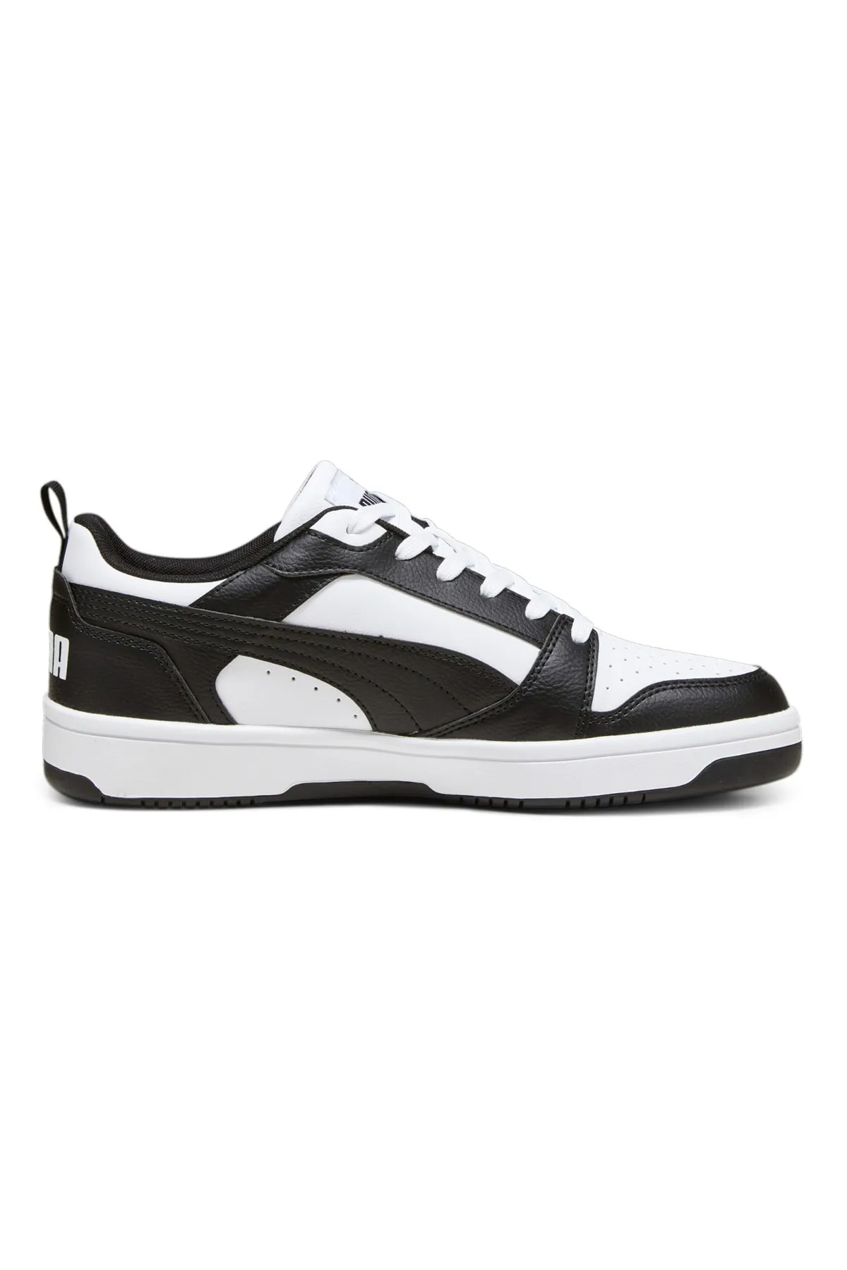 PUMA - 392328 Rebound v6 Low Erkek Spor Ayakkabı-Siyah-Beyaz