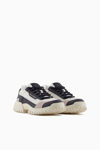 Erkek AE Sneaker - Beyaz/Lacivert 