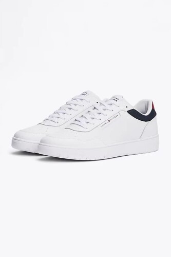 Erkek Basketbol Antrenman Sneaker - Beyaz - Tommy Hilfiger