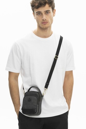 ERKEK ÇAPRAZ ÇANTA BNT_996-SİYAH - Benetton