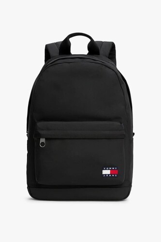 Erkek Cepli Klasik Sırt Çantası - Siyah - Tommy Hilfiger