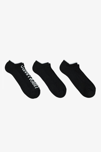 Erkek Ck Athleisure 3'lü Sneaker Çorap - Siyah - Calvin Klein
