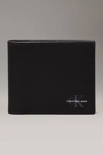 Erkek Ck Bifold Cüzdan - Siyah 