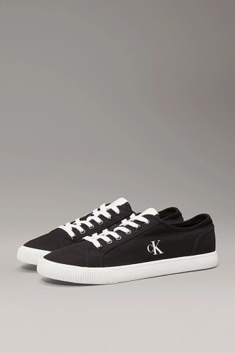 Erkek Ck Canvas Sneakers - Siyah - Calvin Klein