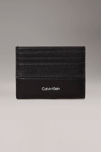 Erkek CK MUST CARDHOLDER 6CC Deri Kartlık - Siyah - Calvin Klein