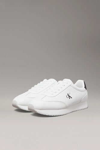 Erkek Ck Runner Laceup Sneaker - Beyaz - Calvin Klein