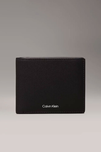 Erkek CK SLEEK BIFOLD Cüzdan - Siyah - Calvin Klein