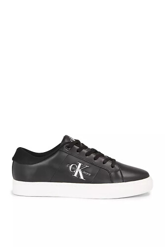 Erkek CLASSIC CUPSOLE LOW LACEUP LTH Sneaker-Siyah - Calvin Klein