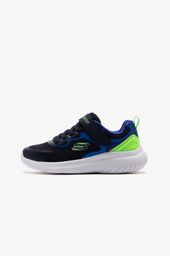 Erkek Çocuk Spor Ayakkabı - Lacivert - Açık Yeşil - Skechers
