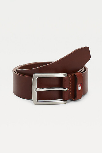 Erkek Denton 3.5 Kemer - Kahverengi - Tommy Hilfiger