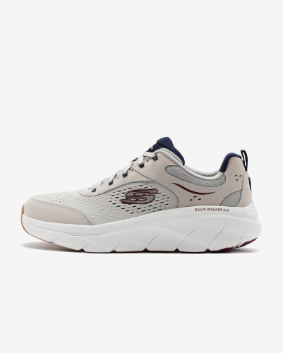 Erkek D'LUX WALKER 2.0 - DURVEN Spor Ayakkabı-Krem-Lacivert - Skechers