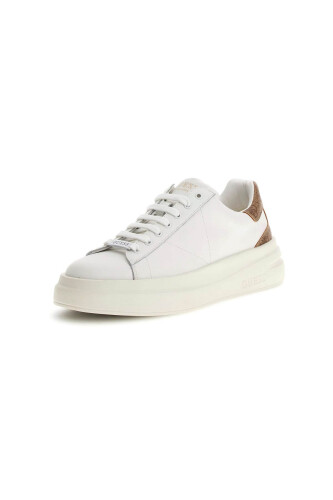Erkek Elba Sneaker Ayakkabı - Beyaz - Guess