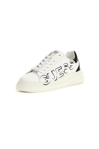 Erkek Elba Sneaker Ayakkabı - Beyaz - Guess