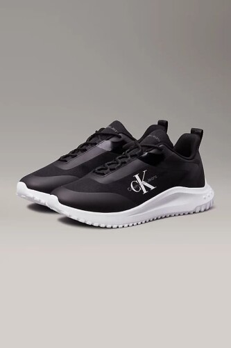 Erkek Eva Runner Low Lace Sneaker - Siyah - Calvin Klein