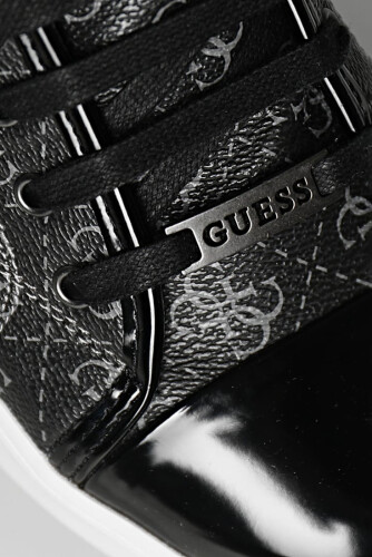 Erkek Guess 4G Logolu Udine Sneaker - Siyah - Guess
