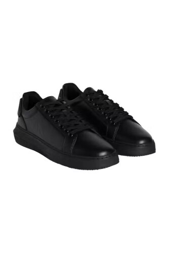Erkek Kalın Tabanlı Bileksiz Sneaker - Siyah - Calvin Klein