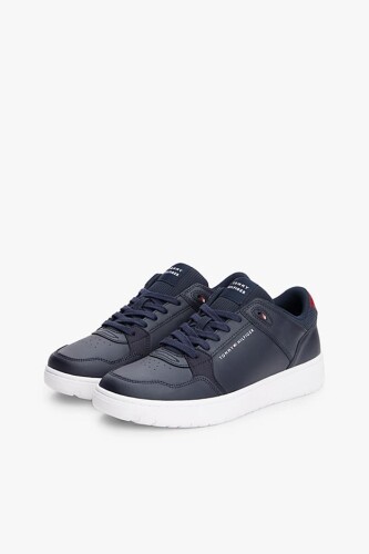 Erkek Karışık Materyalli Hafif Basketbol Stili Sneaker - Lacivert - Tommy Hilfiger