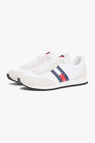 Erkek Koşu Ayakkabısı - Beyaz - Tommy Hilfiger