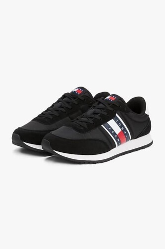 Erkek Koşu Ayakkabısı - Siyah - Tommy Hilfiger