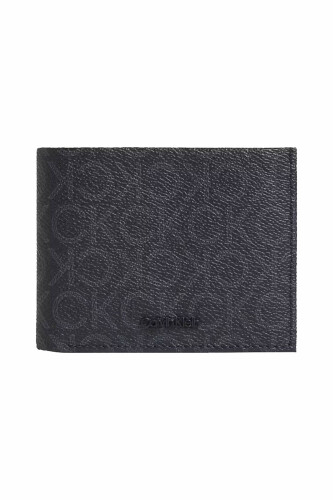 Erkek Logolu Cüzdan CK Must Mono Billfold - Siyah - Calvin Klein