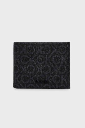 Erkek Logolu Cüzdan - Siyah - Calvin Klein