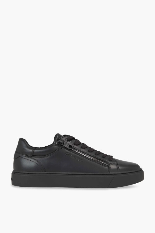 Erkek LOW TOP LACE UP W/ZIP RUBB Sneakers Ayakkabı - Siyah - Calvin Klein