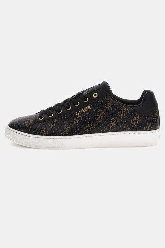 Erkek Nola 4G Logolu Sneaker Ayakkabı - Kahverengi - Guess