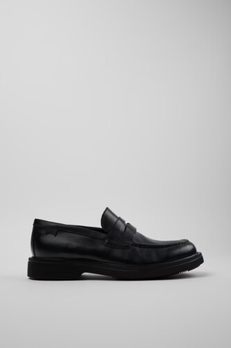 Erkek Norman Deri Klasik Ayakkabı Moccasin/Ballerina - Siyah - Camper