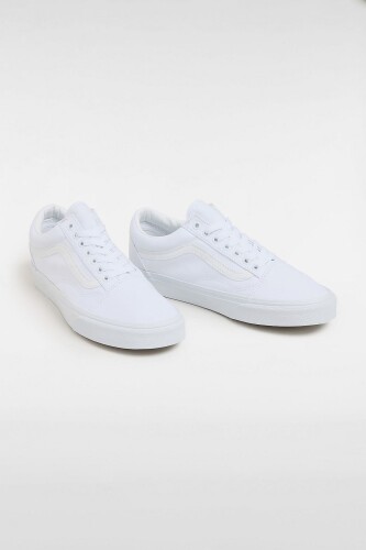 Erkek Old School Sneaker - Beyaz - Vans