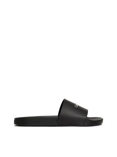 Erkek POOL SLIDE RUBBER Terlik-Siyah - Calvin Klein