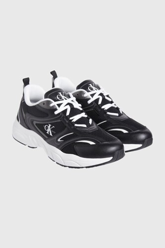 Erkek Retro Tenis Sneaker - Siyah - Calvin Klein