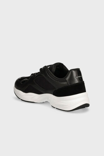 Erkek RETRO TENNIS LOW LACEUP MTL Sneaker Ayakkabı - Siyah - Calvin Klein
