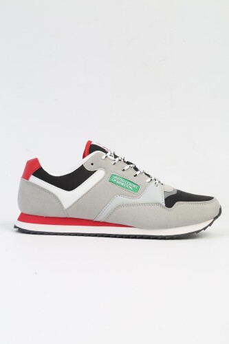 Erkek Spor Ayakkabı BNI-10047-Siyah-Gri - Benetton