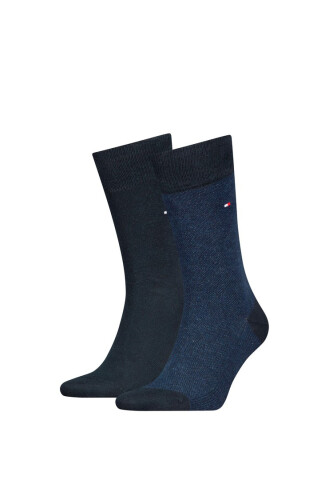 Erkek Th 2'li Uzun Çorap - Lacivert - Tommy Hilfiger