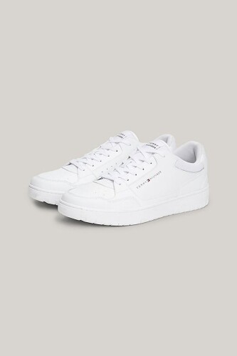 Erkek Th Basket Core Sneaker - Beyaz - Tommy Hilfiger
