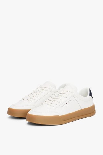 Erkek Th Court Mix Sneakers - Ekru - Tommy Hilfiger