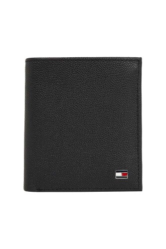 Erkek TH Flag Trifold Cüzdan - Siyah - Tommy Hilfiger