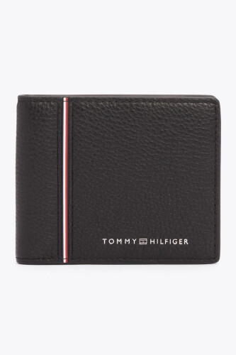 Erkek Th Mini Cüzdan - Siyah - Tommy Hilfiger