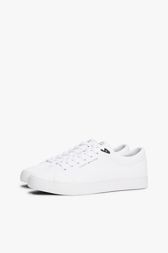 Erkek Th Vulc Core Low Sneaker - Beyaz - Tommy Hilfiger