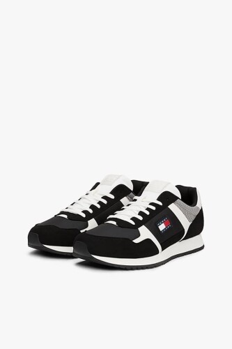 Erkek Tjm Casual Runner Sneakers - Siyah - Tommy Hilfiger