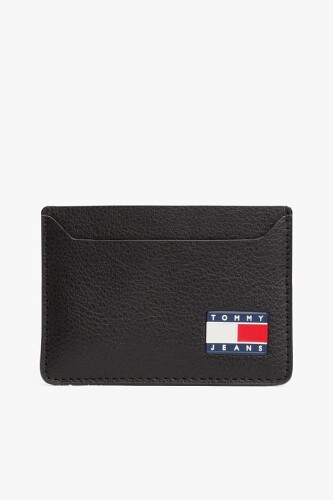 Erkek Tjm Heritage Kartlık Cüzdan - Siyah - Tommy Hilfiger