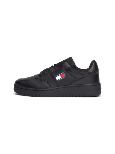 Erkek TJM RETRO BASKET ESS Sneaker-Siyah - Tommy Hilfiger