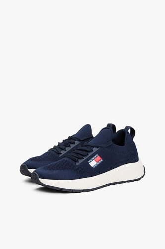 Erkek Tjm Runner Knit Örgü Sneaker - Lacivert - Tommy Hilfiger