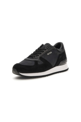 Erkek Tresa Panelli Sneaker - Siyah - Guess