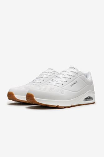 Erkek Uno - Stand on Air Sneaker - Beyaz - SKECHERS