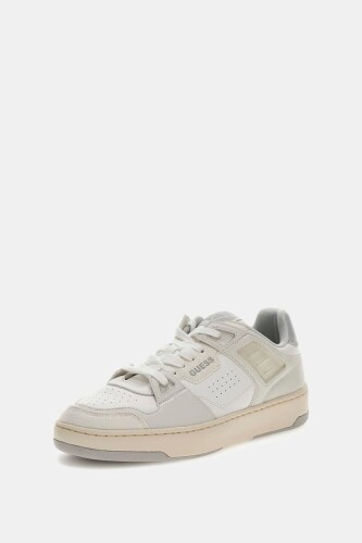 Erkek Vincent Sneakers - Beyaz/Gri - Guess
