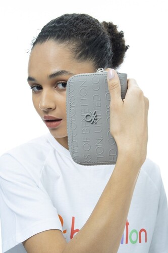 Gofraj Cüzdan BNT_735-Taş - Benetton
