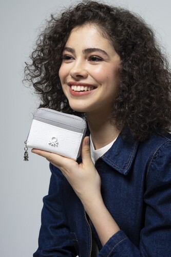 Gofraj Cüzdan BNT_766-Beyaz - Benetton