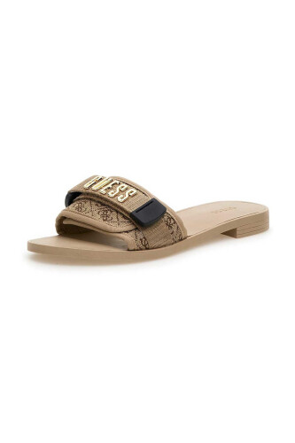 Guess ELYZEE Casual Terlik Bej - Kahve - Guess