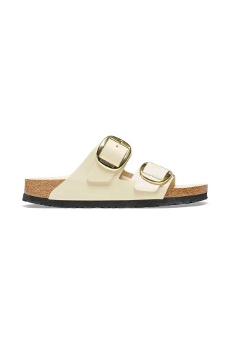 Kadın Arizona Big Buckle NL High Terlik - Ekru - Birkenstock